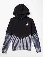 Big Boys Volcom Dyed Hoodie - Black