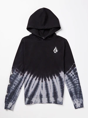 Big Boys Volcom Dyed Hoodie - Black