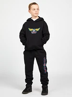 Big Boys Caiden Pullover Hoodie - Black