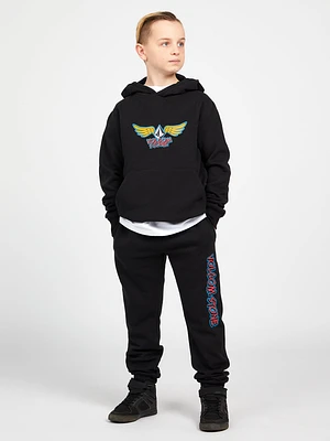 Big Boys Caiden Pullover Hoodie - Black