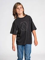 Big Boys Rim Stone Short Sleeve Tee - Heather Black