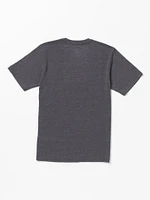 Big Boys Stone Shifty Short Sleeve Tee - Dark Black Heather