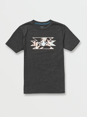 Big Boys Shamanta Short Sleeve Tee - Dark Black Heather