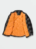 Big Boys Bowered Fleece Jacket - Pewter