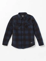 Big Boys Bowered Fleece Flannel