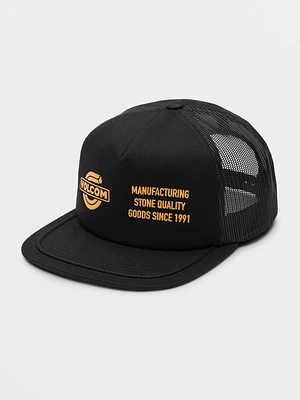 Crate Freight Cheese Hat - Black