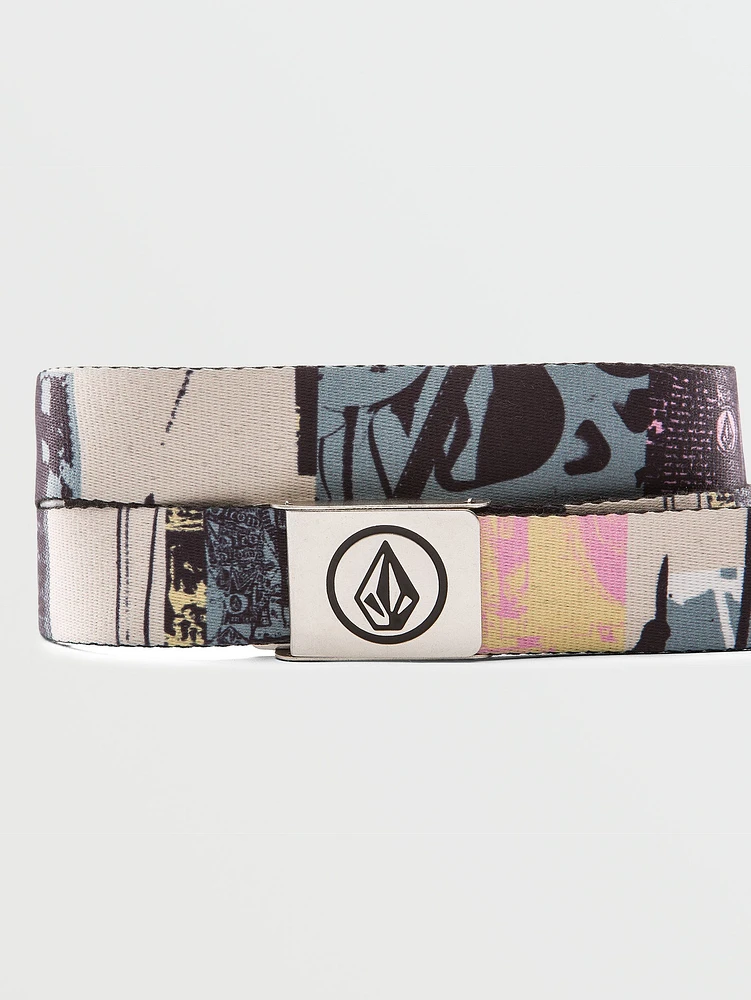 Circle Web Belt - Whitecap Grey