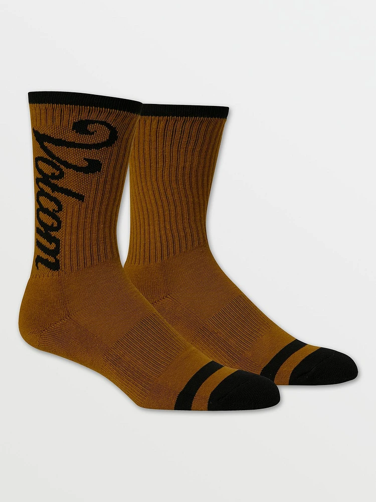 VIBES SOCKS - BURNT KHAKI