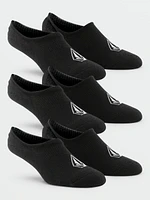 Stones No Show Sock 3 Pack - Black