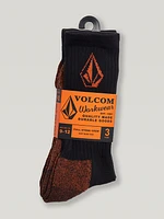 Volcom Workwear Sock 3 Pack - Black