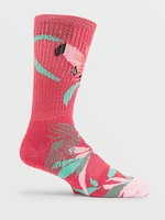 Vibes Socks - Living Coral