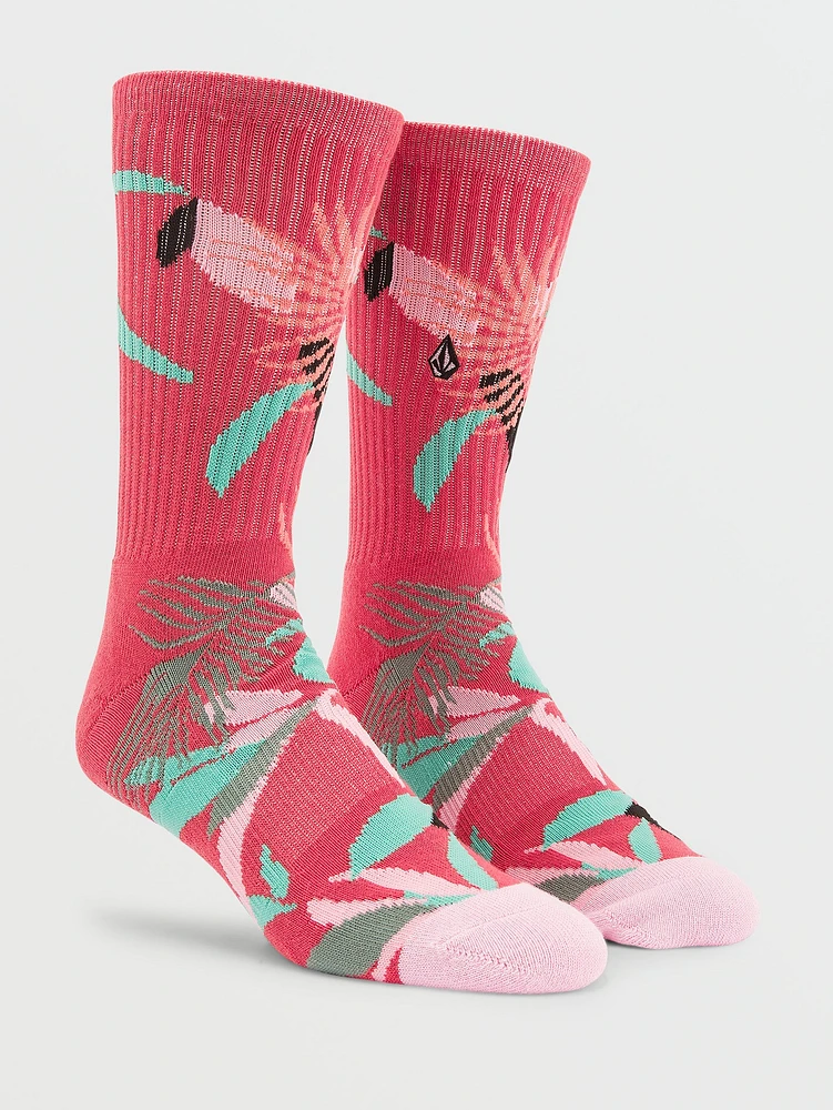 Vibes Socks - Living Coral