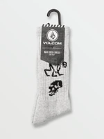 Skate Vitals Simon Bannerot Sock - Charcoal Heather