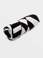 Stone Ray Towel - Black White