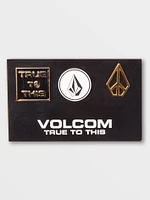 Volcom 3 Piece Pin Pack - Multi