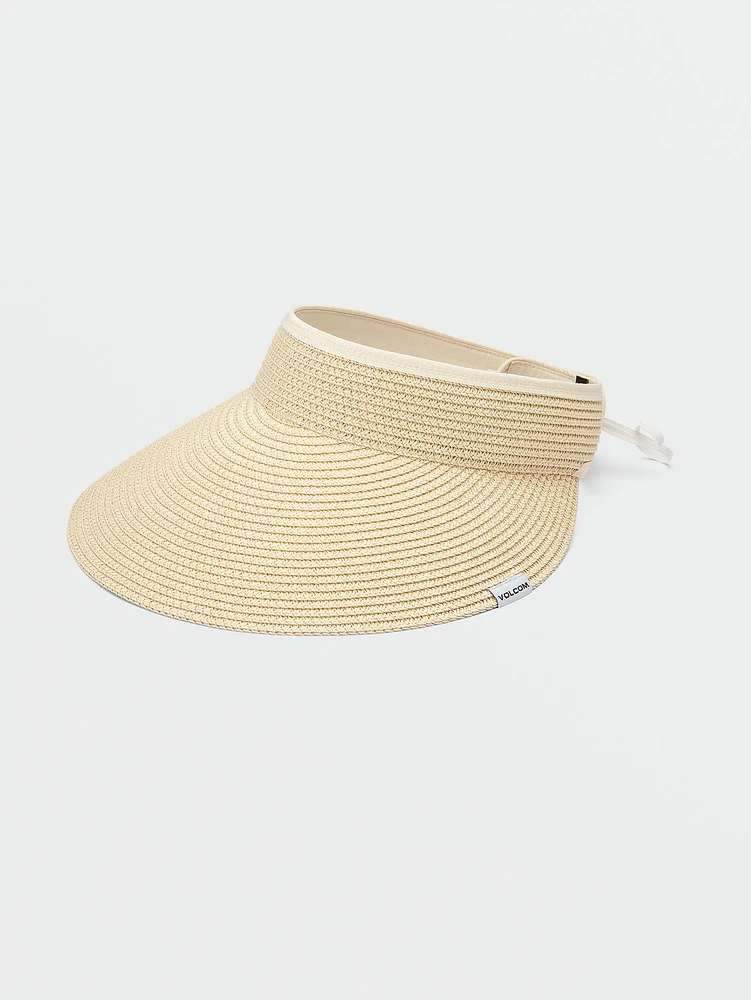 Voldora Straw Visor - Natural