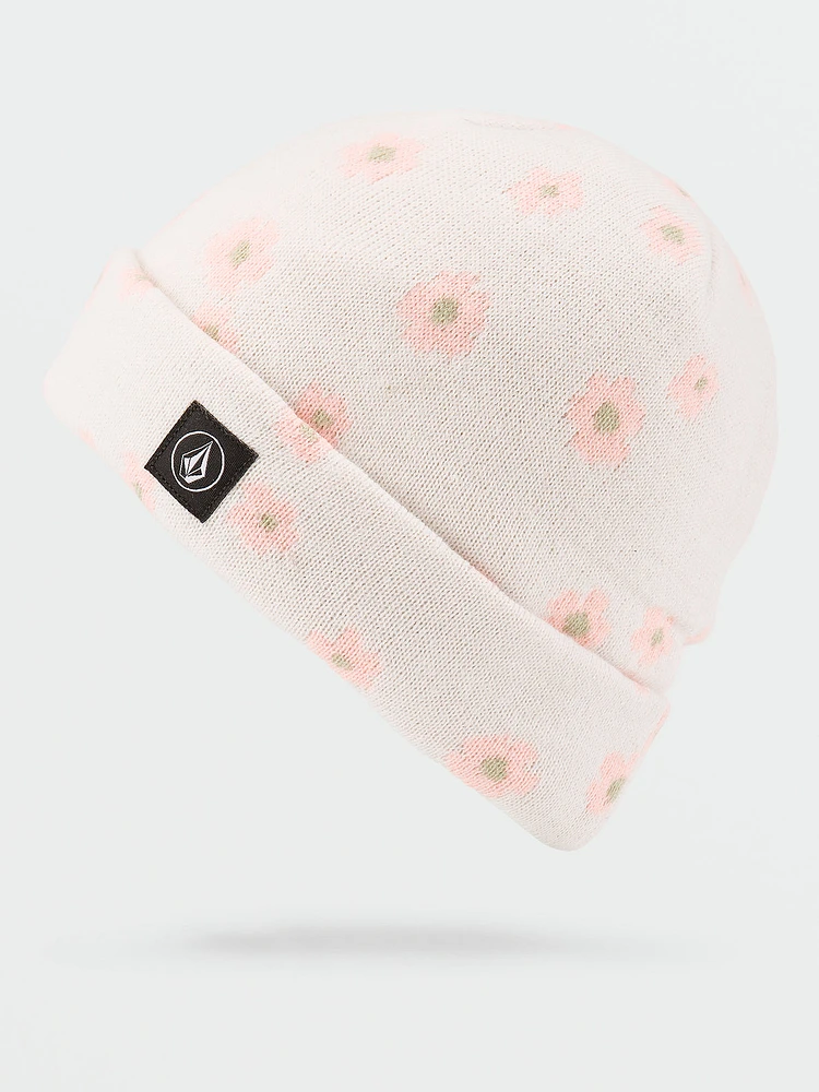 Full Stone Jacquard Beanie - Star White