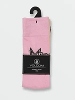 Womens Volcom Entertainment Socks - Reef Pink