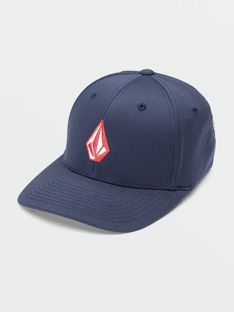 Boys Full Stone Flexfit Hat - Navy Combo