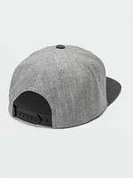 Boys Quarter Twill Hat - Heather Black