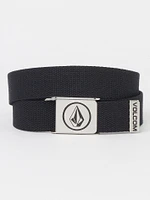 Big Boys Circle Web Belt - Black