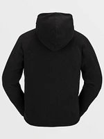 Mens Polar Fleece Hooded 1/2 Zip Pullover