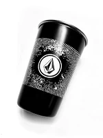 16oz Stainless Steel Volcom Pint - Black