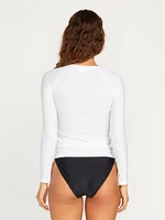 Simply Core Long Sleeve Rashguard - White