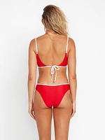 Coco Ho Scoop Bikini Top - Candy Apple