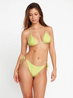 Tropicoco Triangle Bikini Top - Citron