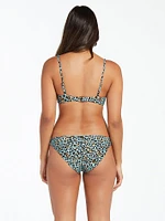 Just Spotted U Wire Bikini Top - Aqua