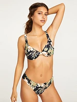 For The Tide Underwire Bikini Top - Black Combo