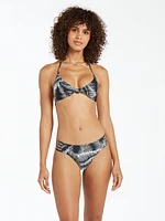 Stay or Leaf Cheeky Bikini Bottom - Black