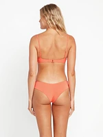 Simply Seamless Cheekini Bikini Bottoms - Dark Coral