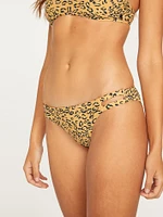 Yess Leopard Hipster Bikini Bottom - Animal Print