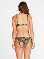 Just Hibiscuz Hipster Bikini Bottom - Black