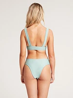 Simply Seamless Skimpy Bikini Bottom - Blue Fog