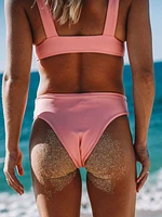 Simply Seamless Skimpy Bikini Bottom - Electric Coral