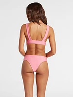 Simply Seamless Skimpy Bikini Bottom - Electric Coral