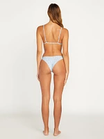 What's Poppin Skimpini Bikini Bottom - Pale Aqua