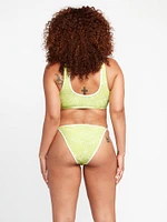 Tropicoco Reversible Skimpy Bikini Bottom - Citron