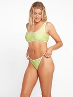 Tropicoco Reversible Skimpy Bikini Bottom - Citron