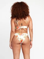 Desert Blooms Skimpy Bikini Bottoms - White Combo