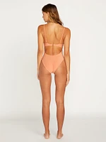 Simply Seamless One Piece Swimsuit - Papaya