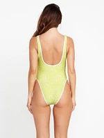 Tropicoco Reversible One Piece Swimsuit - Citron