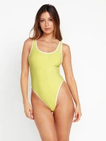 Tropicoco Reversible One Piece Swimsuit - Citron