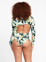 Shady Beach Bodysuit - Black