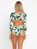 Shady Beach Bodysuit - Black