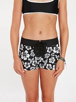 Girls Coco 1 1/2" Boardshorts - Black Combo