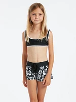 Girls Coco 1 1/2" Boardshorts - Black Combo